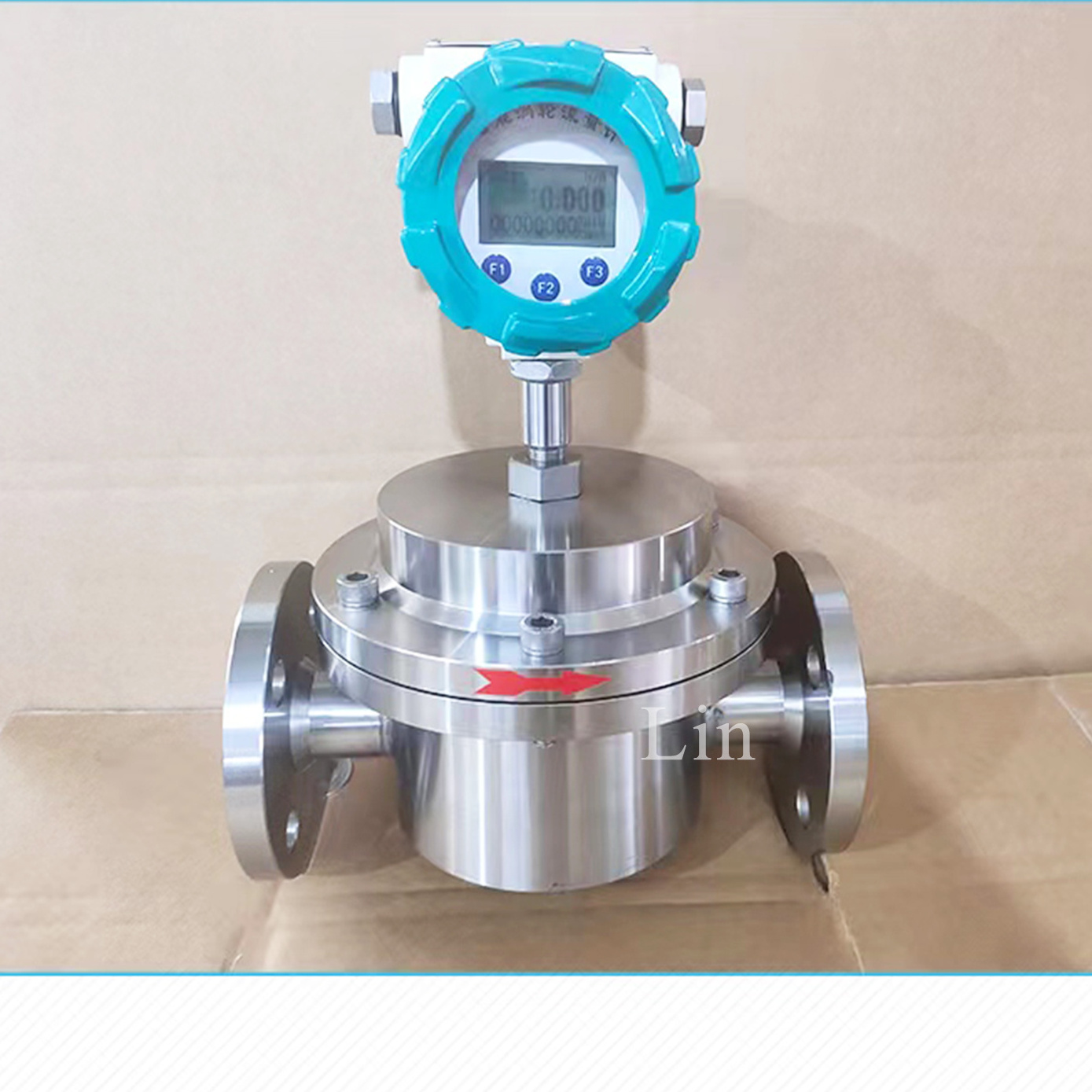 Flange 4-20mA DN150mm Flowmeter Oil Diesel Petroleum Natural Gas Oval Gear Flow Meter with RS485 Modbus HART Protocol