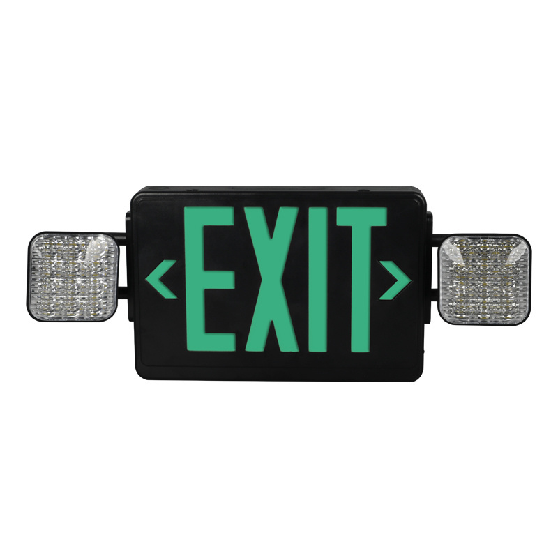 exit sign combo double head lamp 90 minutes LED emergency lights