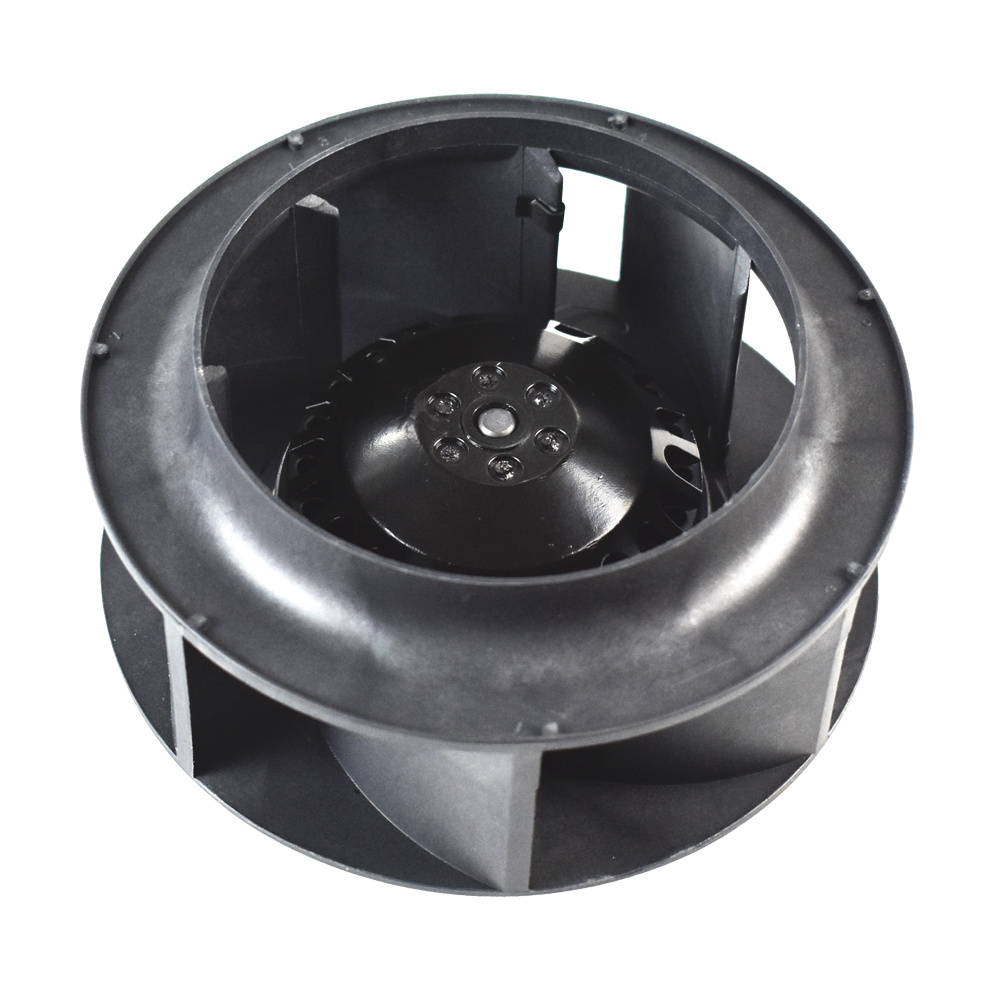 Fengda AC 133mm small backward curved Centrifugal Fans with plastic impellers CE approved