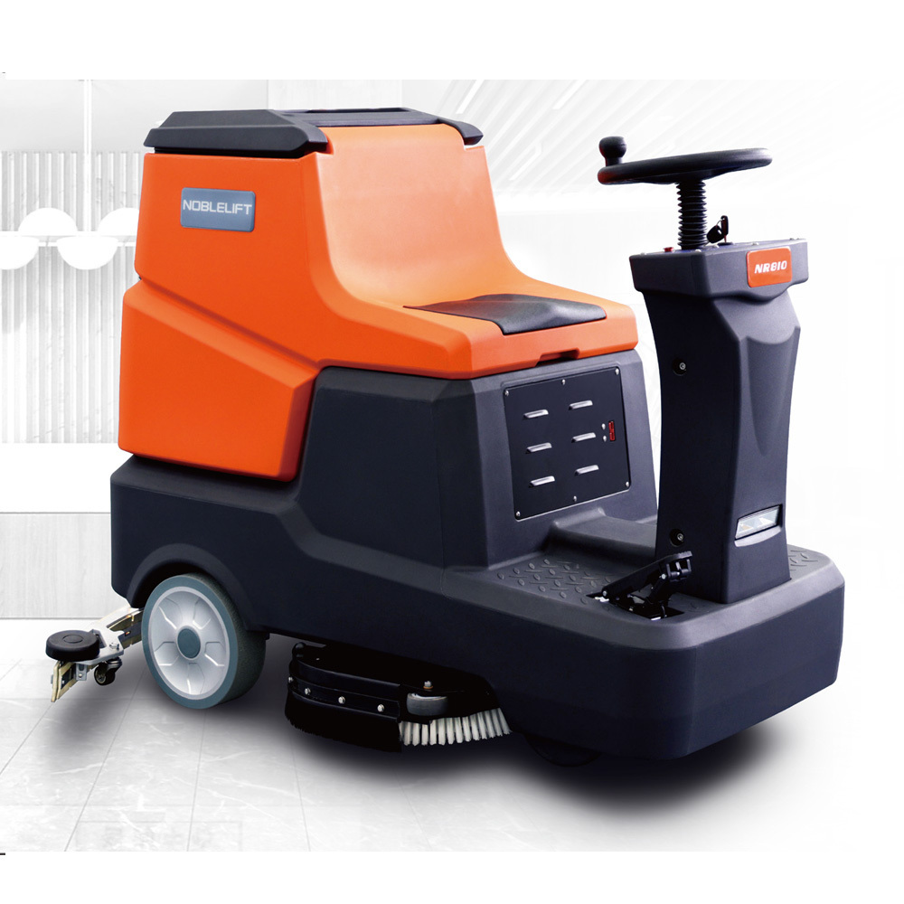 Warehouse Electric Battery Power Self Propelled Ride on Floor Scrubber Machine