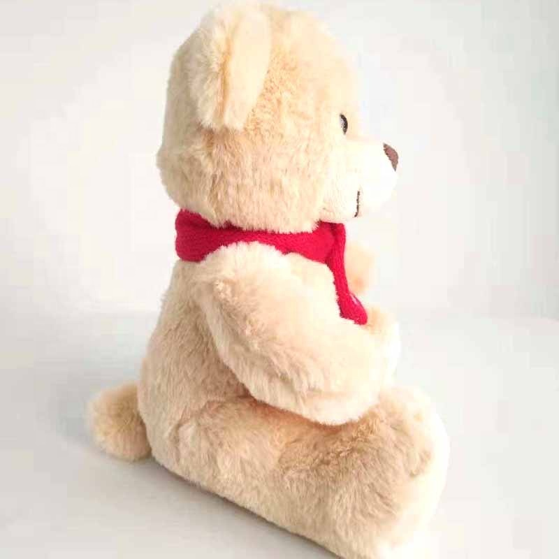 2022 Hot sale custom plush teddy bear stuffed bear soft toy with logo scarf