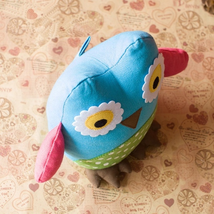 2022 Beautiful Unique Owl Decoration Door Stop Owl Stuffed Toy Filled With PP Cotton And Sand Bag