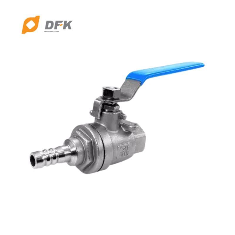 SUS Investment Casting Barbed Hose Female Ball Valve