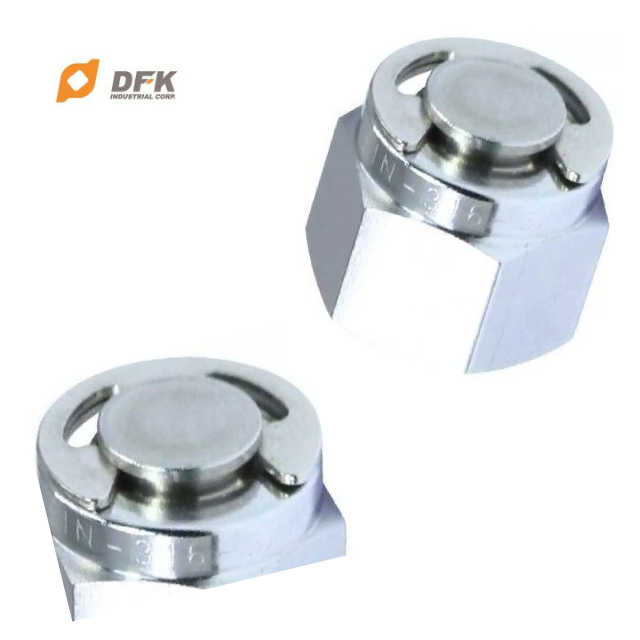 316 Stainless Steel  Double-Piece Snap-In Fitting Joint Pipe Plug For Industry