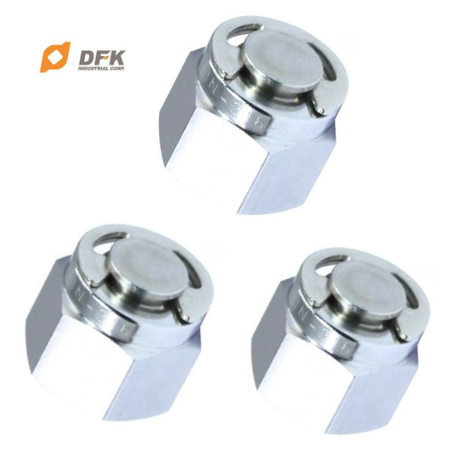 316 Stainless Steel  Double-Piece Snap-In Fitting Joint Pipe Plug For Industry