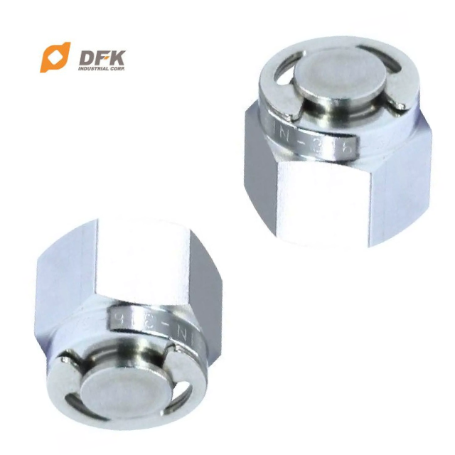 316 Stainless Steel  Double-Piece Snap-In Fitting Joint Pipe Plug For Industry