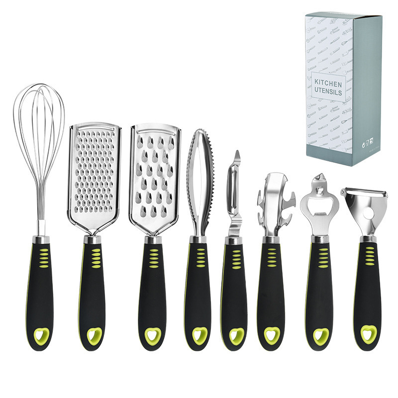 8pcs set Kitchen Tools And Gadgets New Design Stainless Steel Small Kitchen Gadgets accessories