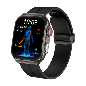 Smart Health Watch 2023 Waterproof Wristband ECG PPG Blood Pressure CE ROHS Blood Testing Smartwatch