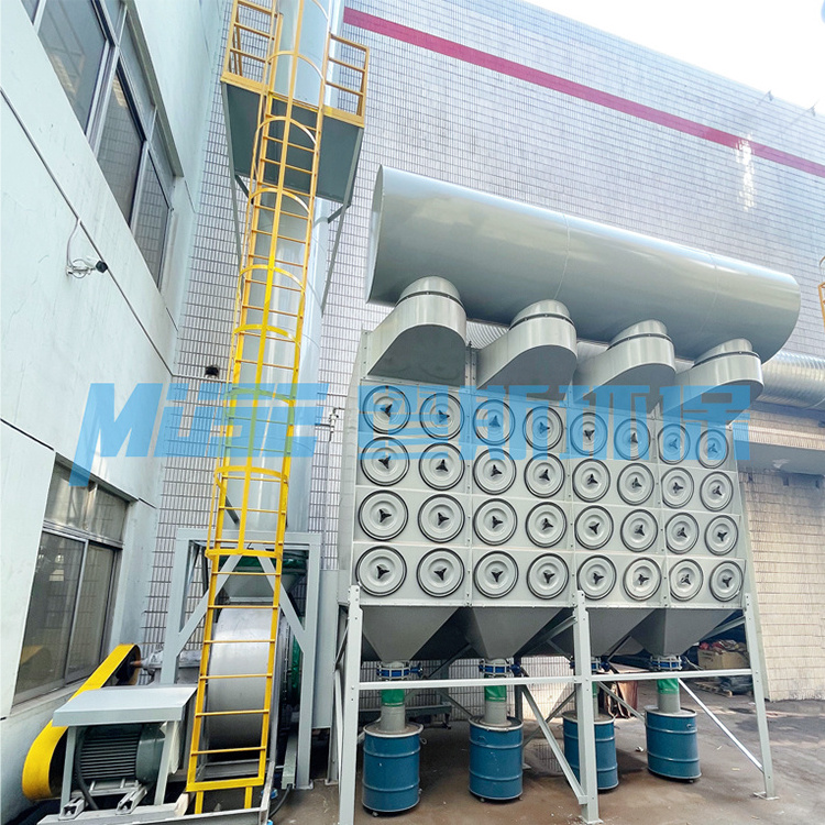 Pulse cartridge dust collector High dust removal efficiency Cartridge dust collector