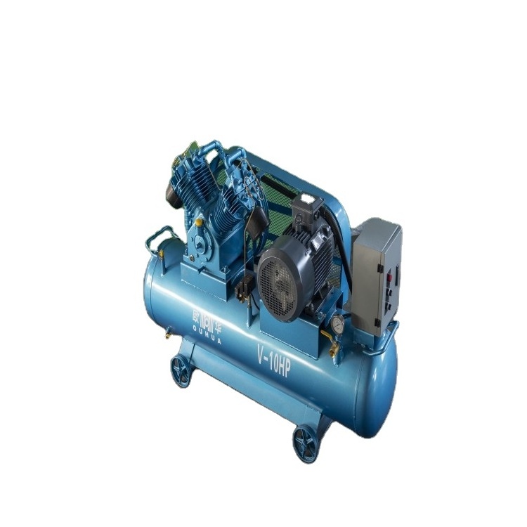 2 cylinder piston compressor truck tyre air compressors 240l tank