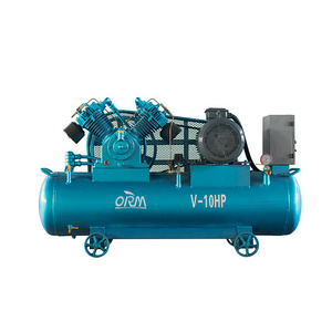 2 cylinder piston compressor truck tyre air compressors 240l tank