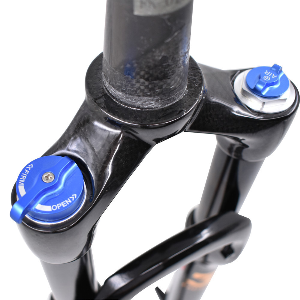 1.39kg Carbon DFS air fork    DFS-RLC-TP-TC-15X100 Bicycle Suspension fork Mountain Bike  rebound adjust 26-29er