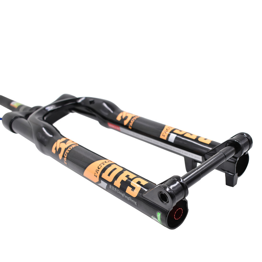 1.39kg Carbon DFS air fork    DFS-RLC-TP-TC-15X100 Bicycle Suspension fork Mountain Bike  rebound adjust 26-29er