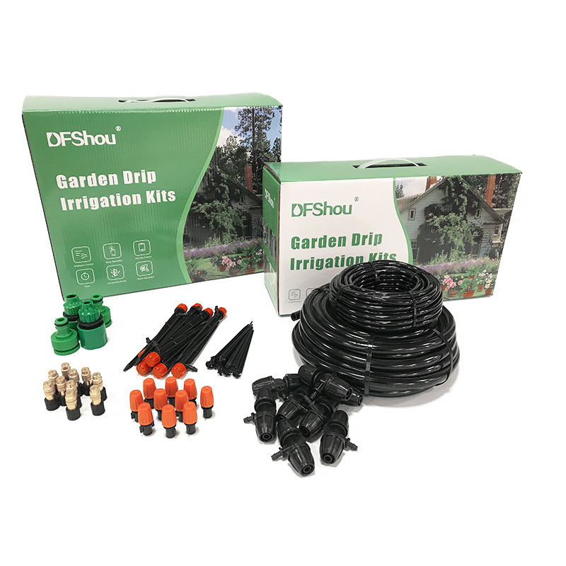 Simple Assembly Plant Watering Device Garden Kits Micro Automatic Drip Irrigation System Garden Kit Adjustable