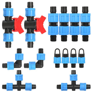 Garden Suppliers Drip Tape Connector Drip Tubing Fittings Compatible With 16 Mm Drip Tape Tubing