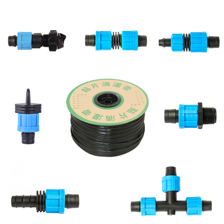 Farm Drip Irrigation System Dripline Offtake Valve Drip Pipe Hose Tape Fittings With Shutoff