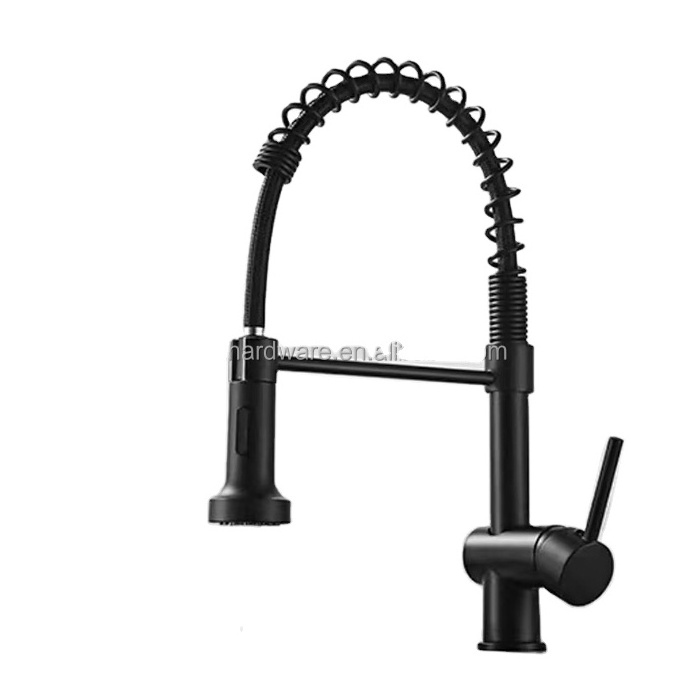 New Hot Selling Black Desk Mounted Kitchen Rotating Faucet Scraper Kitchen Taps Sink Faucet Kitchen Faucet