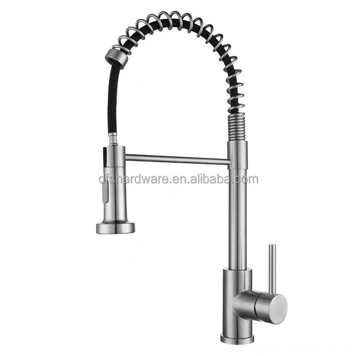 New Hot Selling Black Desk Mounted Kitchen Rotating Faucet Scraper Kitchen Taps Sink Faucet Kitchen Faucet