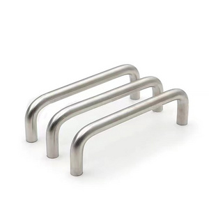 High Quality U Type Wire Pull Customized Tube Handle Round Bar Solid 304 Stainless Steel Kitchen Drawer Handle Cabinet Handle