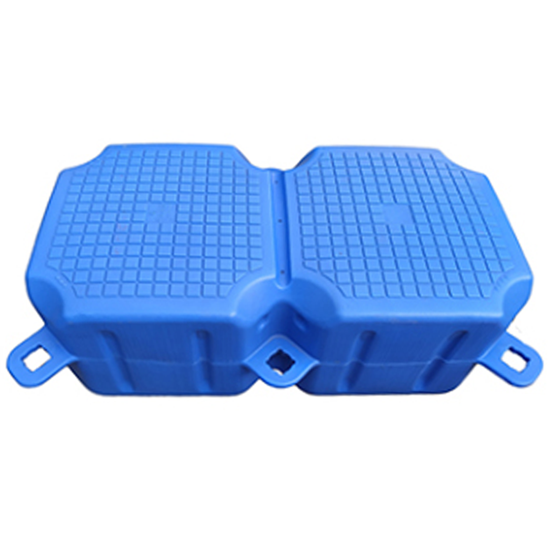 Anti-Skid Hdpe Double Cubes Modular Pontoon Walkway Platform Plastic Floating Bridge