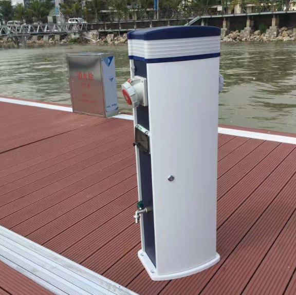 Hot Sale Aluminum Power Pedestal Used for Dock