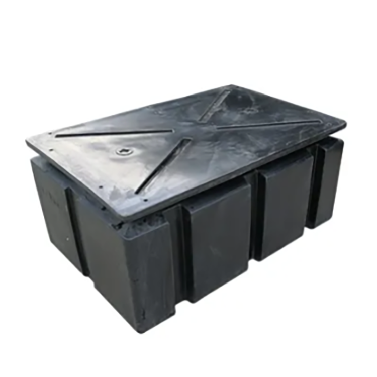 Polyethylene Buoyancy Tank Black Pe Modular Floating Box with EPS Foam Filled Used to Aluminum Dock Platform