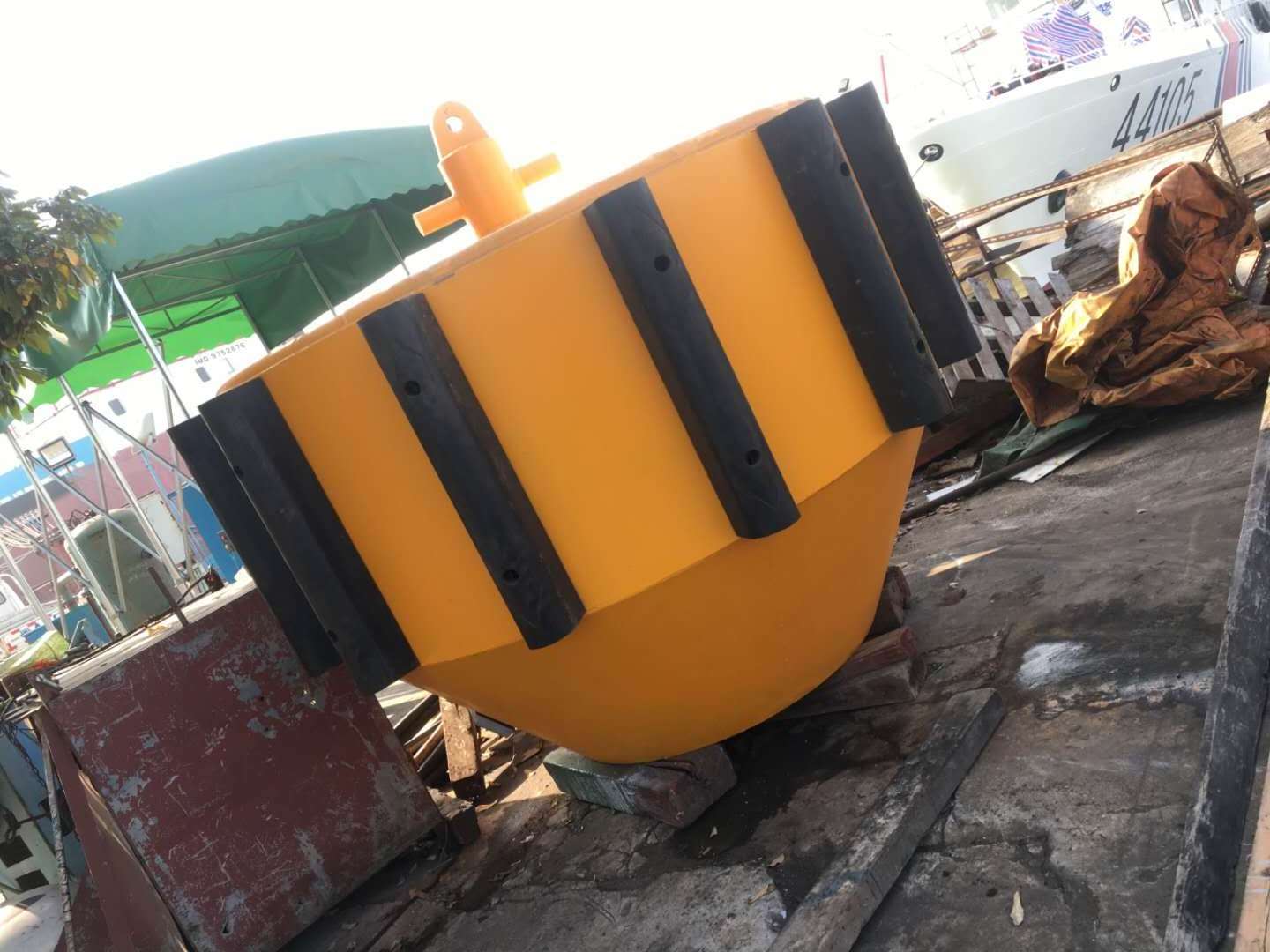 OEM Steel structure Mooring Floating Marine Buoys UV resistant offshore vessel mooring buoy