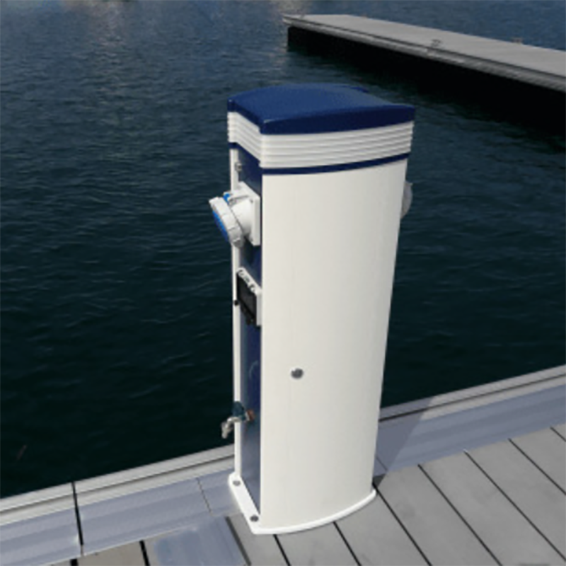 Hot Sale Aluminum Power Pedestal Used for Dock