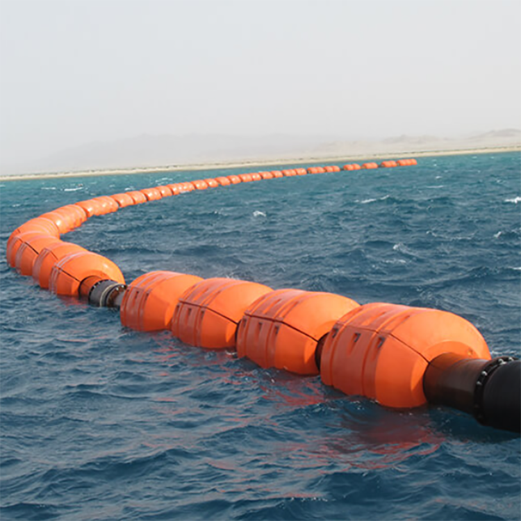 High Buoyance Polyethylene Pontoon Floating Barrier Marine Cylinder Dredge Pipeline Floater