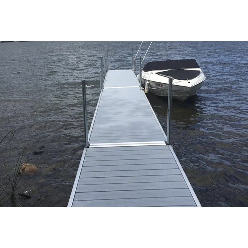 Hot Sale Aluminium Pontoon Dock for Lake Easy Install Stationary Boat Docks Platform