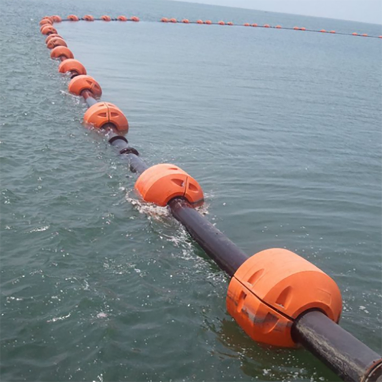 High Density Polyethylene Marine Dredging Cable Plastic Floating Pipe Hose Floater Hdpe Pipe Floater