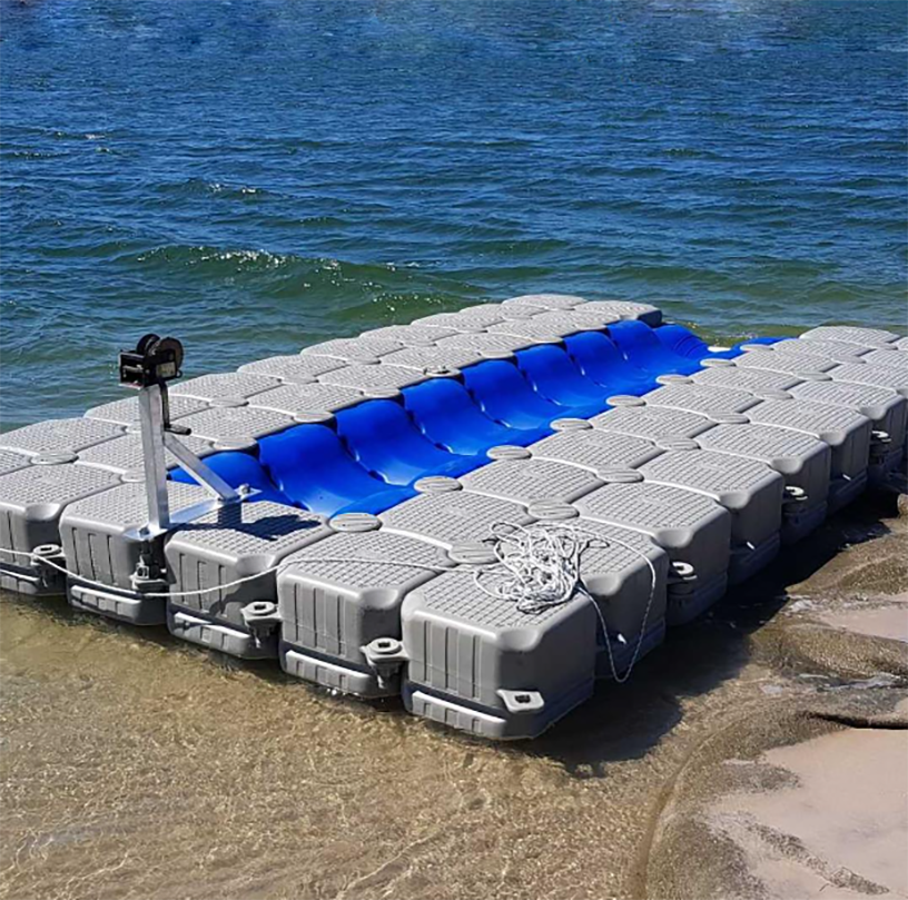 Jet Ski Floating Dock Cubes Modular Floating Pontoon Plastic Floating Dock Platform