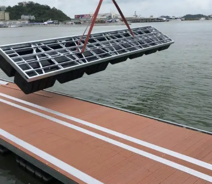 Factory Supply LLDPE Pontoon Floaters EPS Foam Filled Floating Box Used on Marina Dock Good Sale