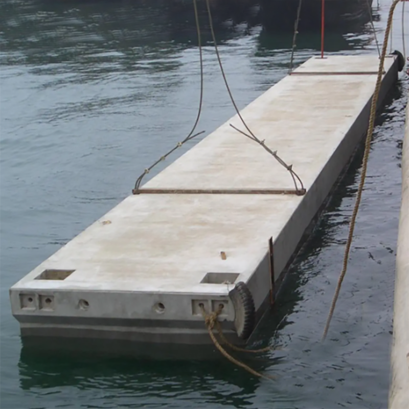 Laying concrete floating dock used stronger and stable concrete block different sizes for good sale