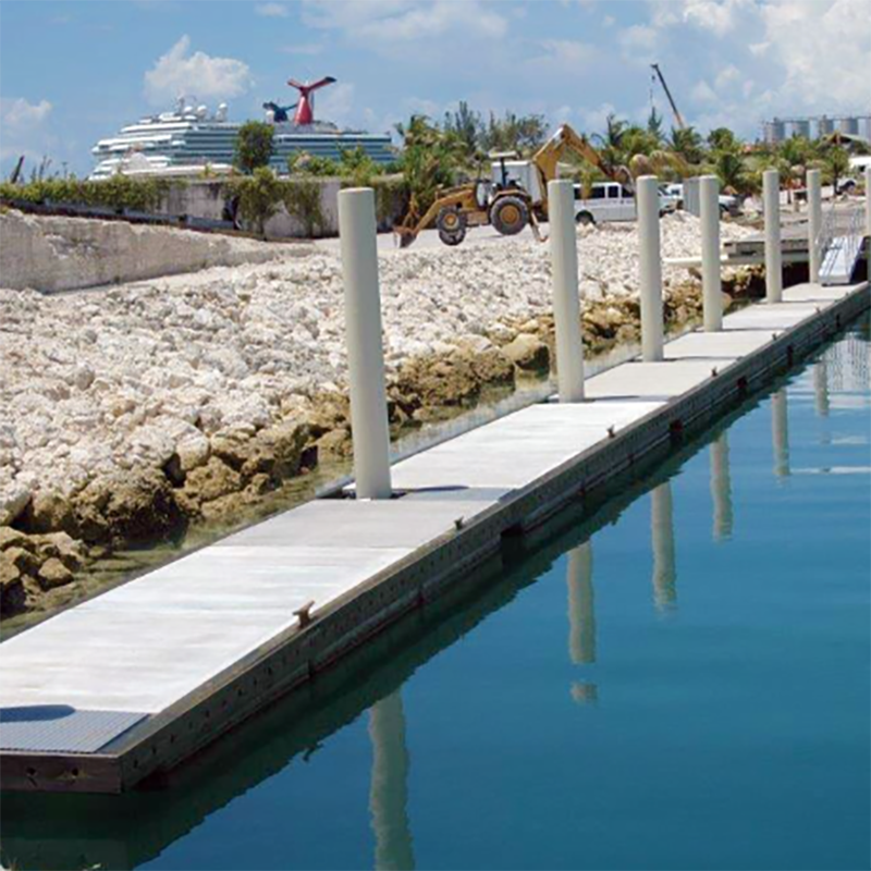 Custom Design Heavy Duty Concrete Pontoon Dock Strong Concrete Modular Block