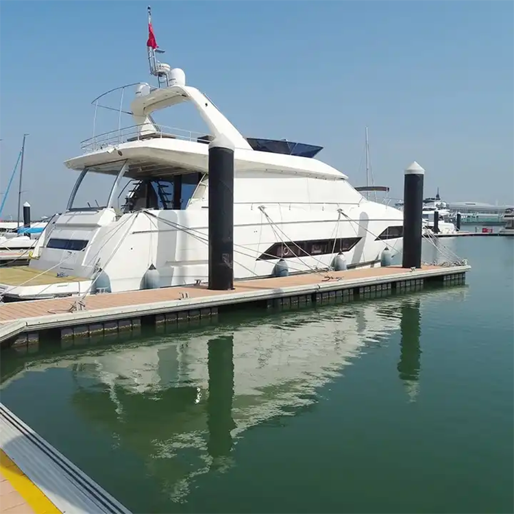 Floating Dock Platform Boats Marina Walkway Floaters Jetty Aluminum Handrail Bridge Floating Pontoon