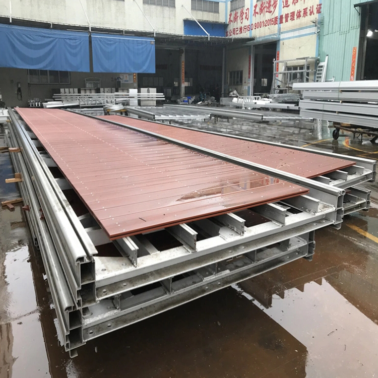 Custom Marine Jetty Aluminum Frame Pontoon Floating Dock Platform Bridge Supplier