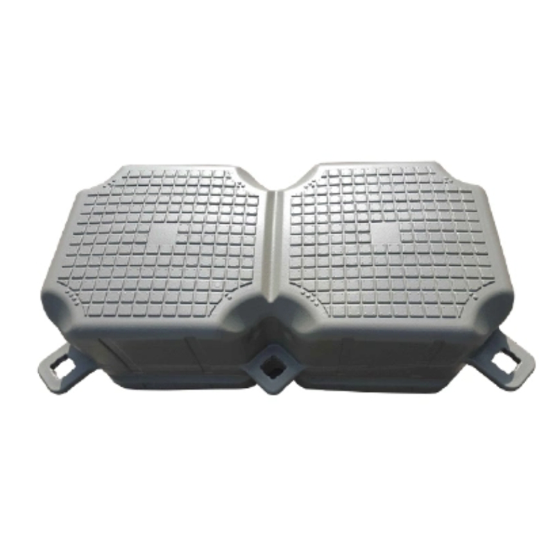 Anti-Skid Hdpe Double Cubes Modular Pontoon Walkway Platform Plastic Floating Bridge