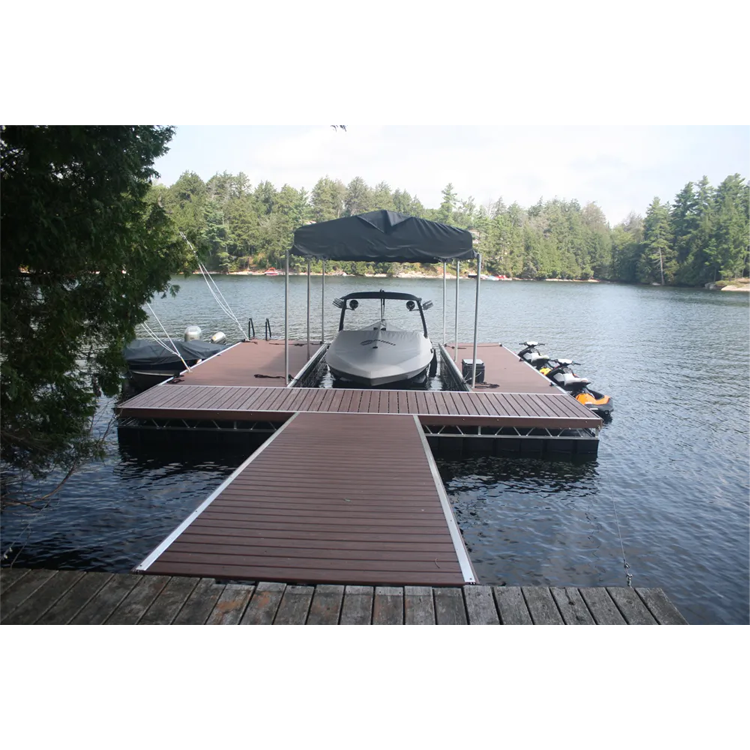 Hot Sale Aluminium Pontoon Dock for Lake Easy Install Stationary Boat Docks Platform