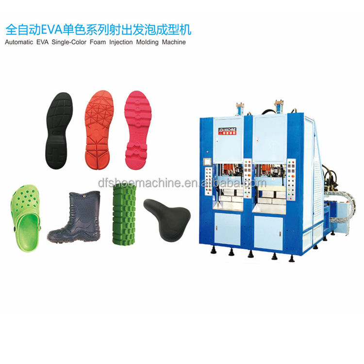 Automatic Single Color Shoe Sole Making EVA Foam Injection Moulding Molding Machine