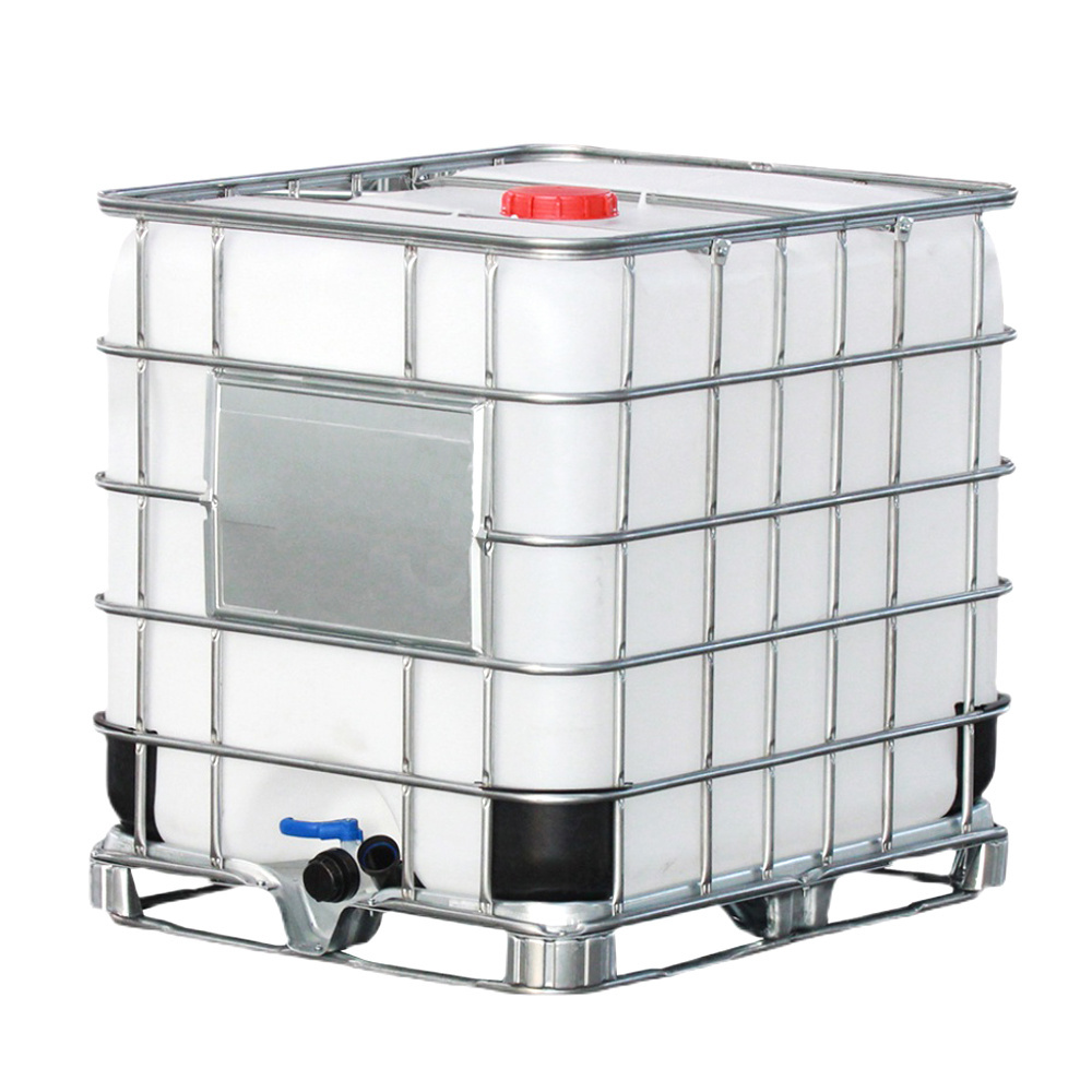 1000l large container barrel square liquid chemical active ingredients IBC ton barrel