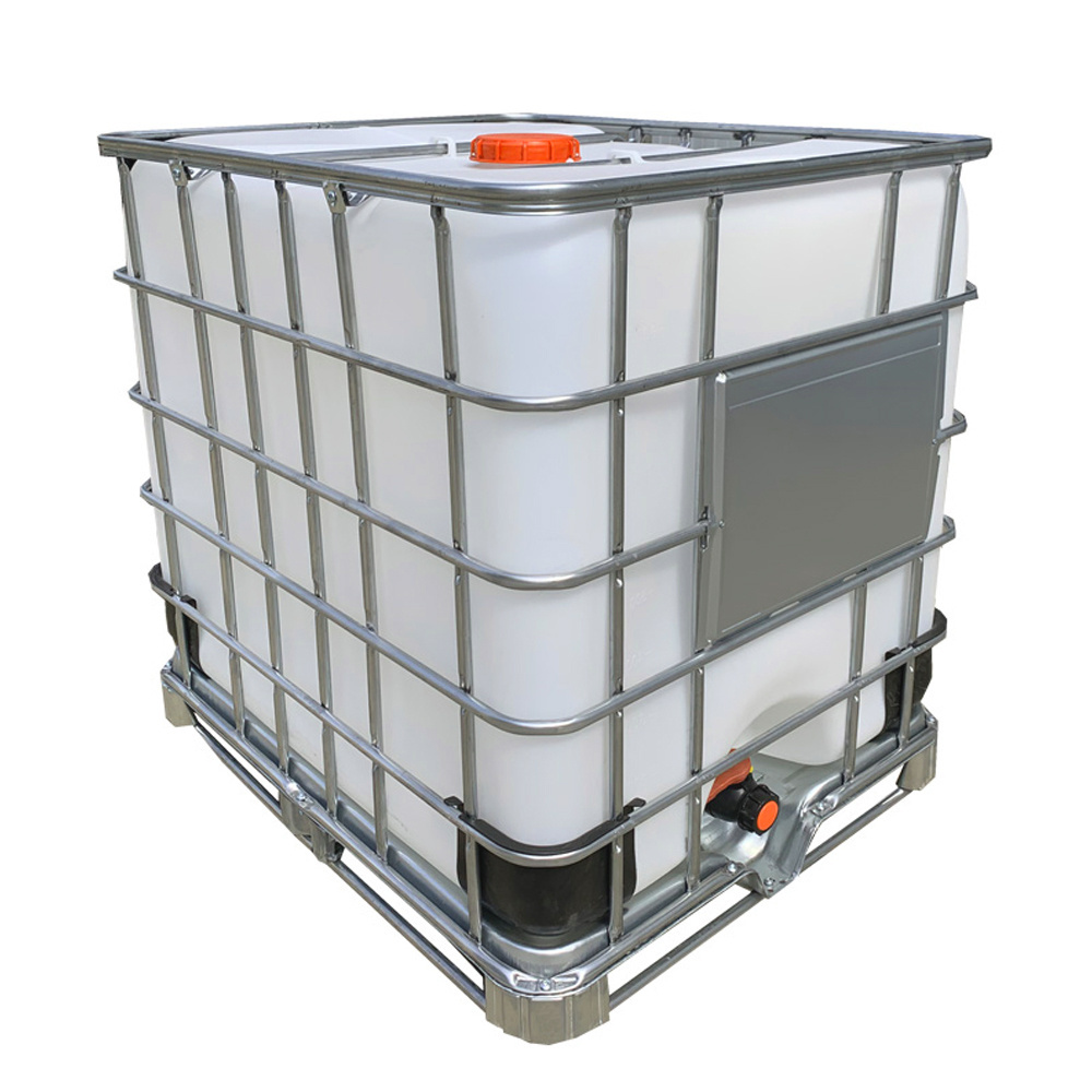 1000l large container barrel square liquid chemical active ingredients IBC ton barrel