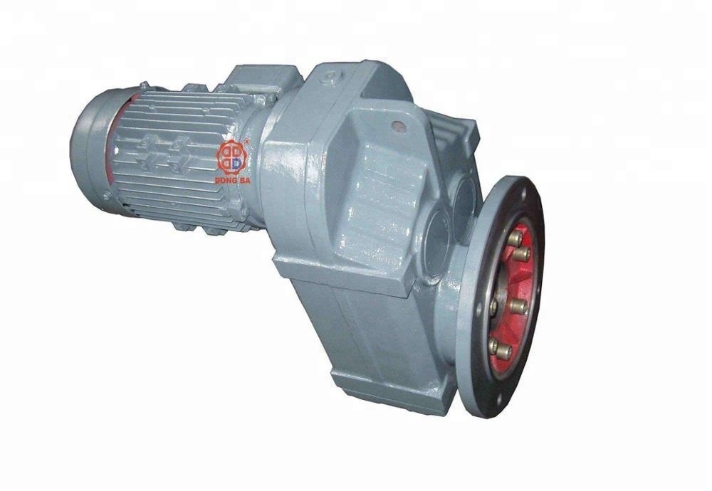 Long Service Life Parallel Shaft Helical Electric Motor F87 F77 F47 series Speed Reducer