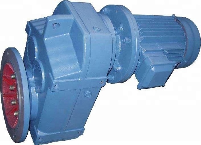 Long Service Life Parallel Shaft Helical Electric Motor F87 F77 F47 series Speed Reducer