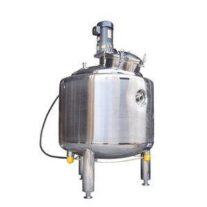 200L 500L Stainless Steel Jacketed Heating Emulsifying  Chemical Liquid Mixing Tank With Agitator High Emulsifier Mixer Tank