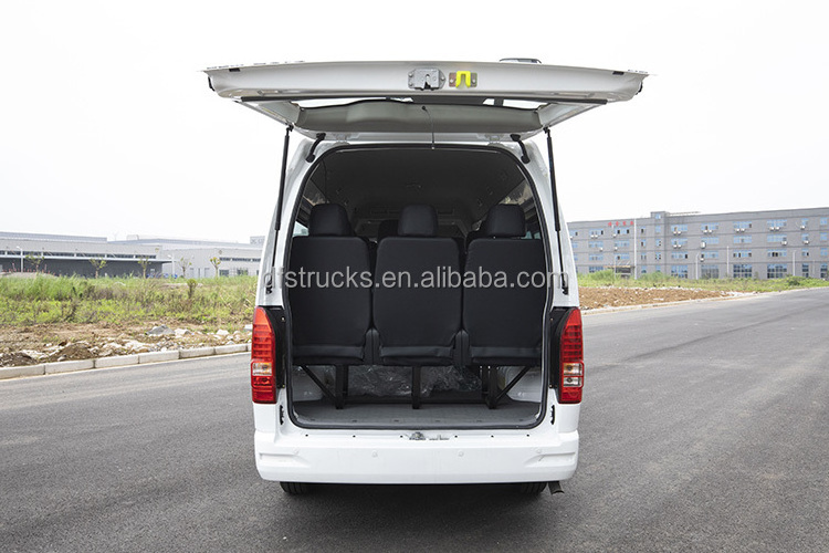 Shopping-rush R4 morden style LHD white minibus gasoline bus with Euro 4 emission 9-12seats avialible 120km/h passenger bus