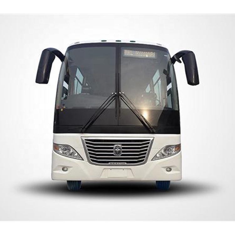 Color design Buses 14m 67 seater euro2 diesel front engine drum brake double axles beautiful luxury coach bus