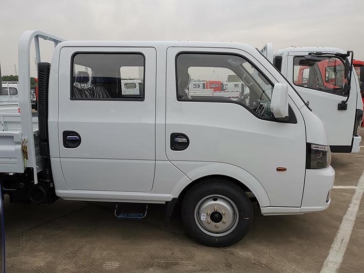 China Factory Sale Cheap Dongfeng 1 ton  5 seats 4x2 diesel engine euro 5 small flatbed delivery mini cargo truck