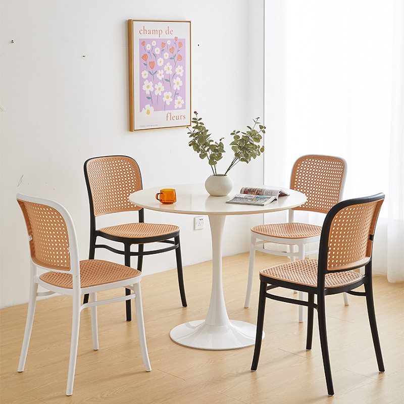 Wholesale Cheap Colorful Restaurant Plastic Monoblock Chairs Modern White Kitchen Pp Chair Event living room chairs