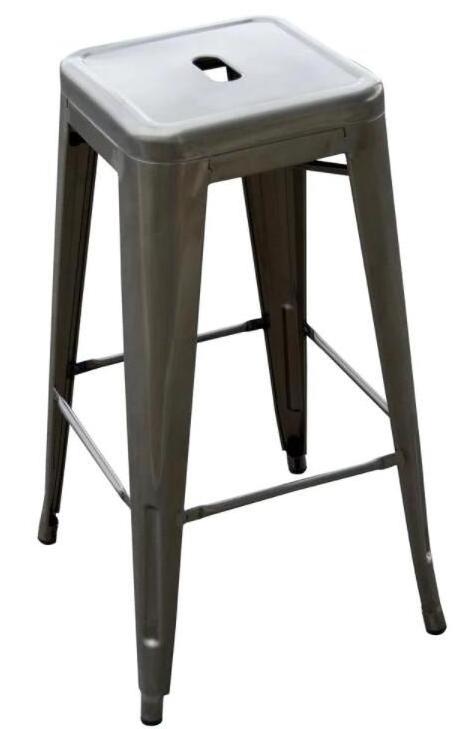 Factory Direct Cheap Durable Metal Cafe Chairs Industrial Style Restaurant Bar Metal Chairs With Tables